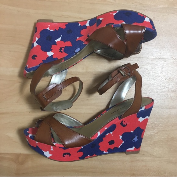 Tommy Hilfiger Shoes - Tommy Hilfiger | Floral Canvas Wedges